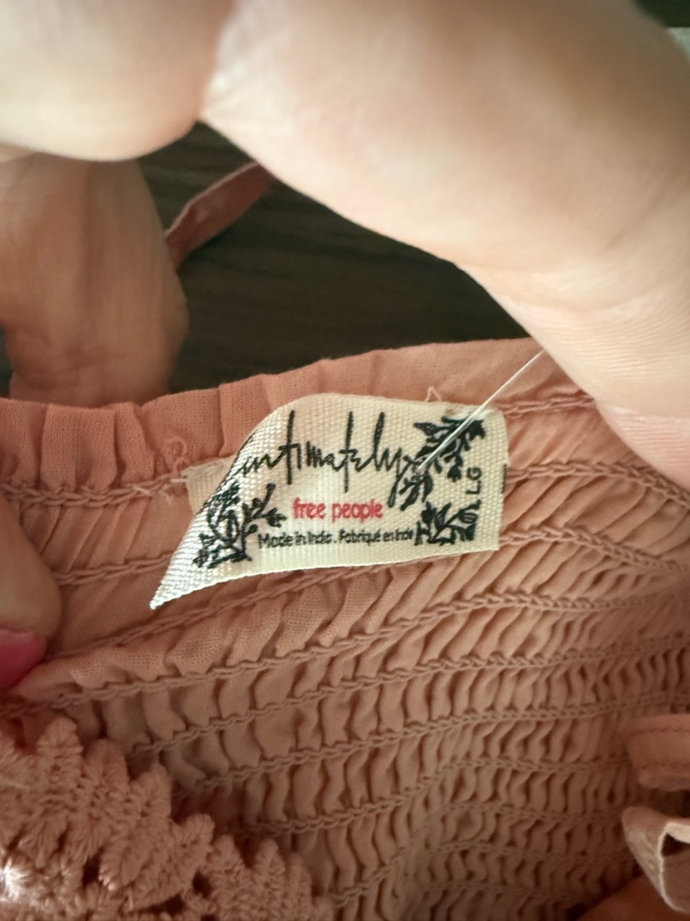 Free People Tallulah Bralette • NWT • Women’s large - Picture 2 of 6